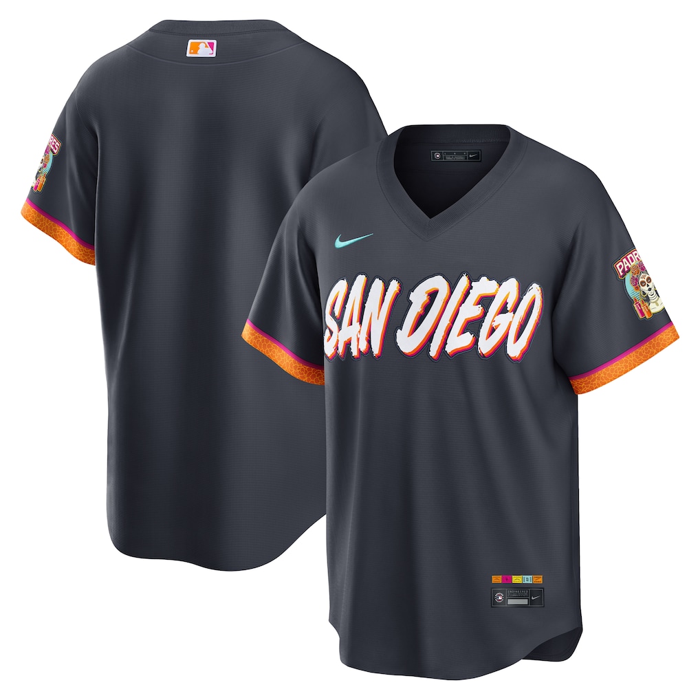 Men San Diego Padres Nike Obsidian 2026 City Connect Stadium Jersey->san diego padres->MLB Jersey